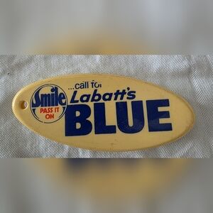 Labatt's Blue Vintage Oval Beer Bottle Opener